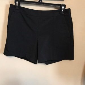 Black dress shorts